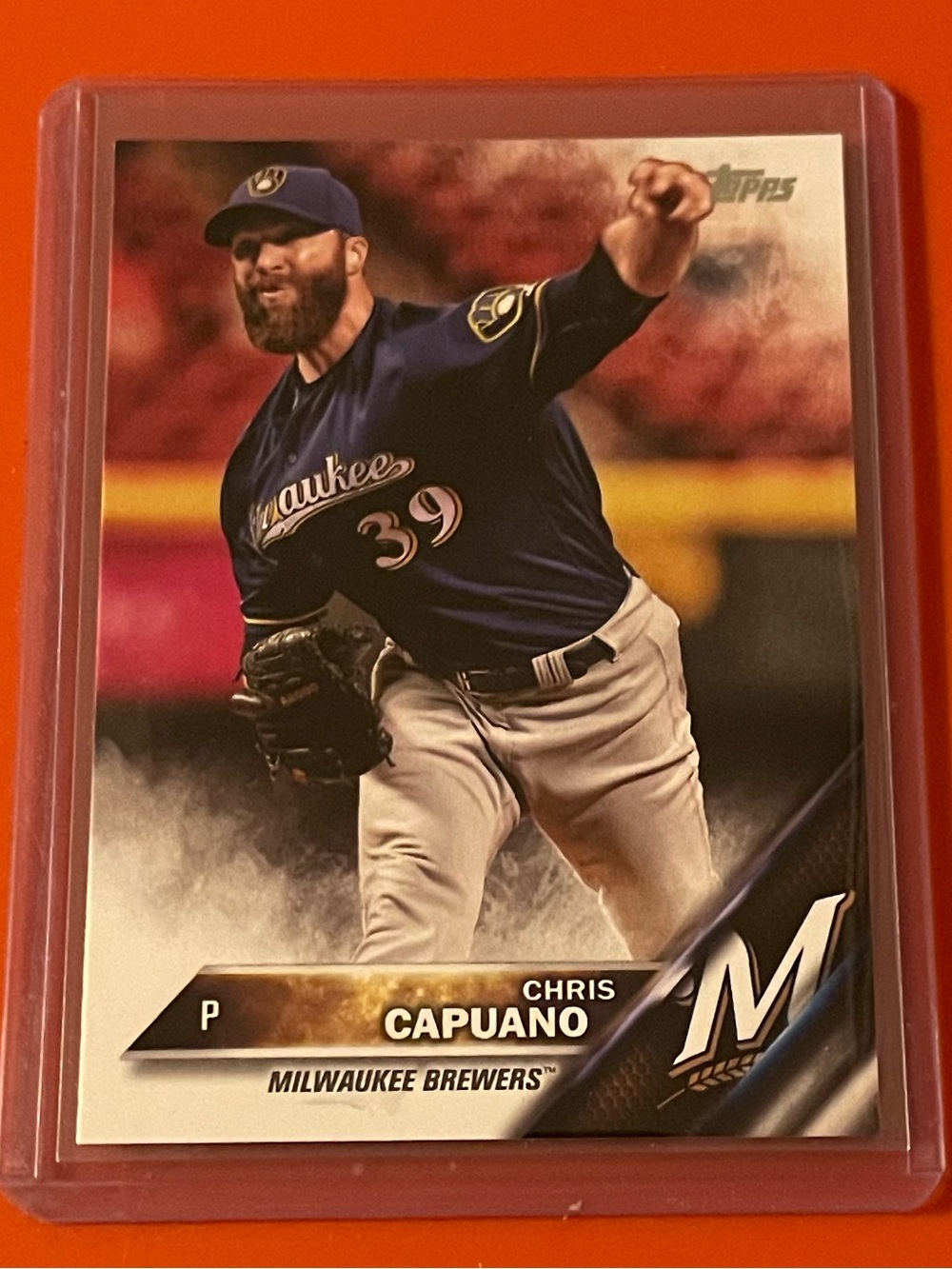 Chris Capuano #US14 2016 Topps Baseball Trading Card